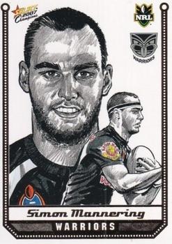 2007 Select Champions - Sketch Cards #SK30 Simon Mannering Front